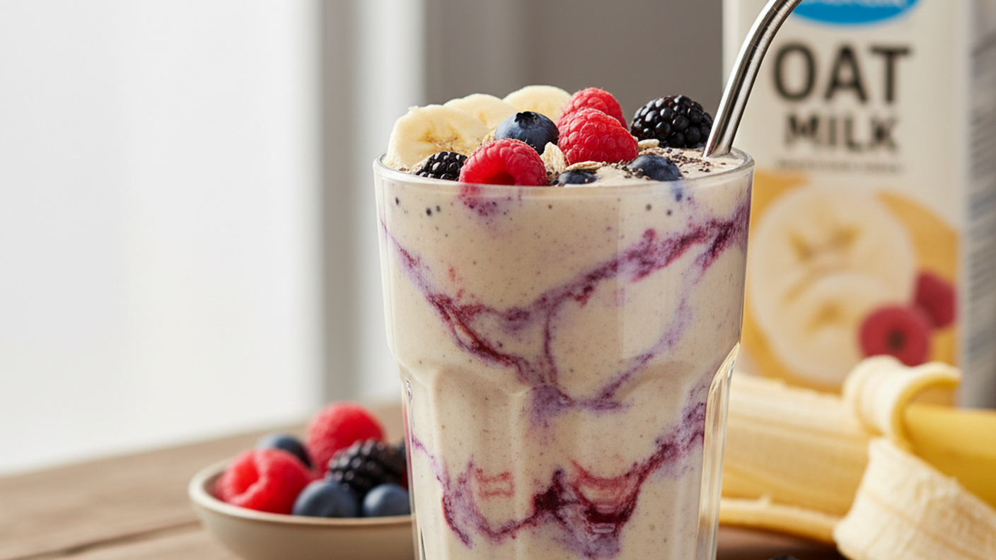 オーツミルクレシピ10選｜ドリンクからスイーツまで簡単ヘルシー